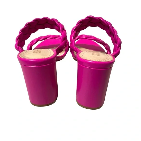 Schutz Myreh Mestico Pink Sandal Heels - Picture 4 of 8